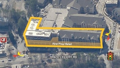 3621 Vinings Slope SE, Atlanta, GA - Aerial map view - Image1