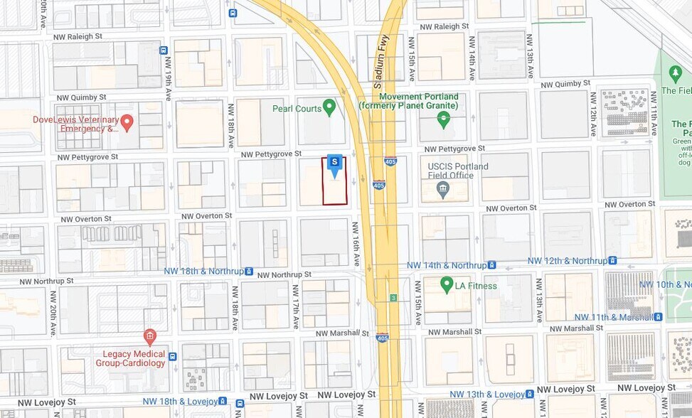 1323 NW 16th Ave, Portland, OR à louer - Plan cadastral - Image 2 de 7