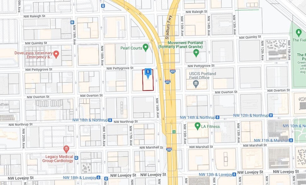 1323 NW 16th Ave, Portland, OR for lease - Plat Map - Image 2 of 7