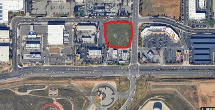 SE of Elsworth St and Cactus ave, Moreno Valley, CA - Aerial  map view