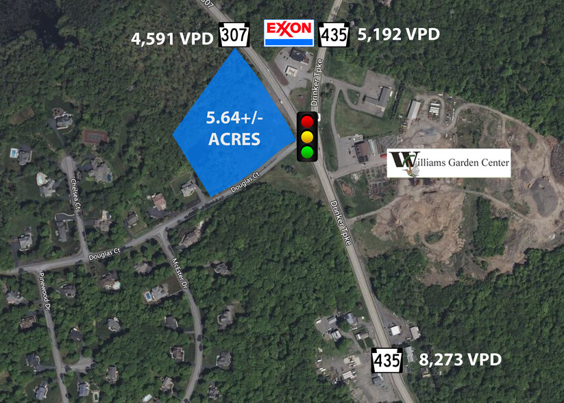 RT 307, Covington Township, PA for sale - Aerial - Image 1 of 1