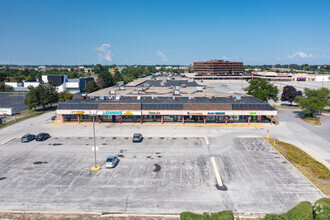 100-196 Town Center Rd, Matteson, IL - aerial  map view - Image1