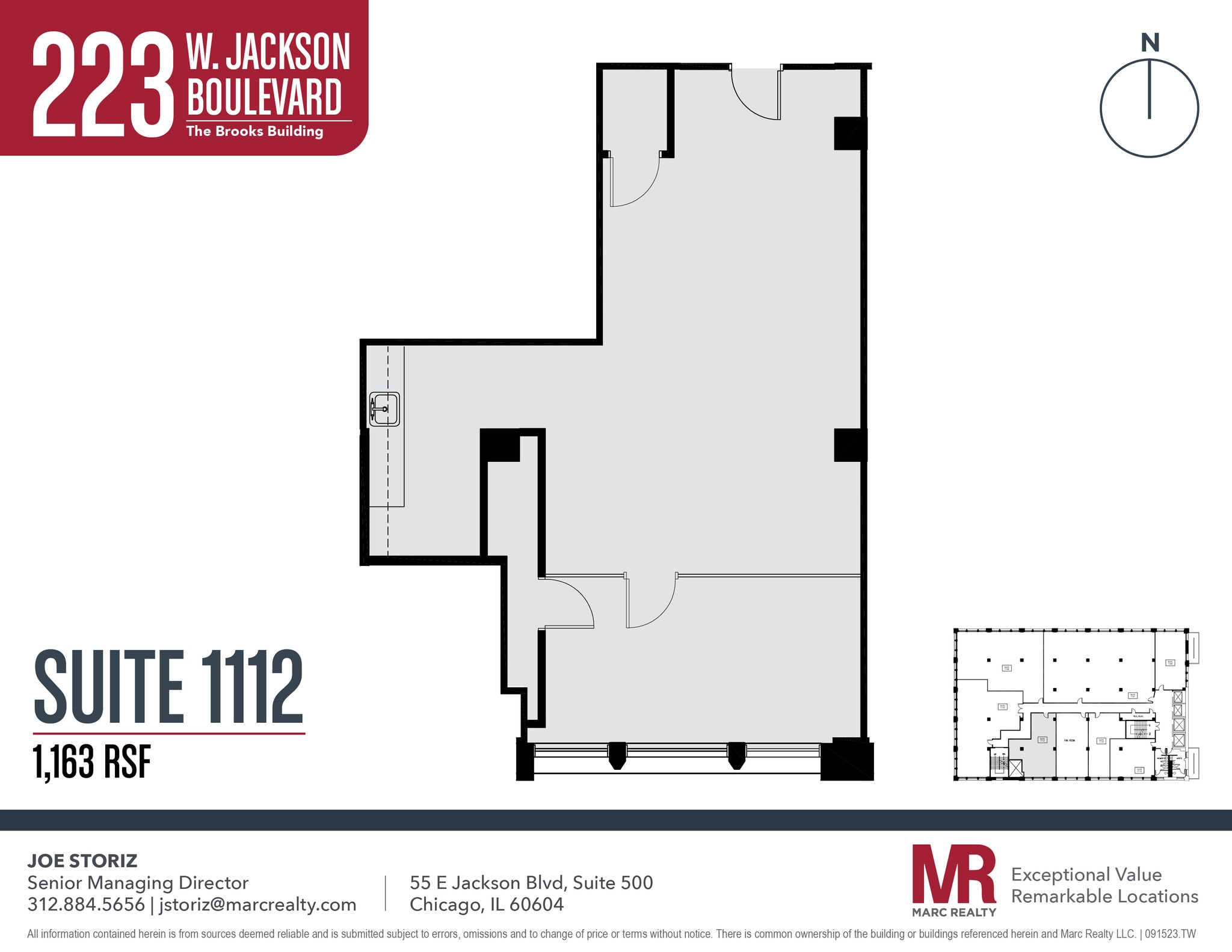 223 W Jackson Blvd, Chicago, IL for lease Floor Plan- Image 1 of 5