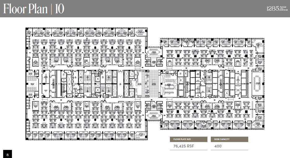 1285 Avenue of the Americas, New York, NY for lease Floor Plan- Image 1 of 4