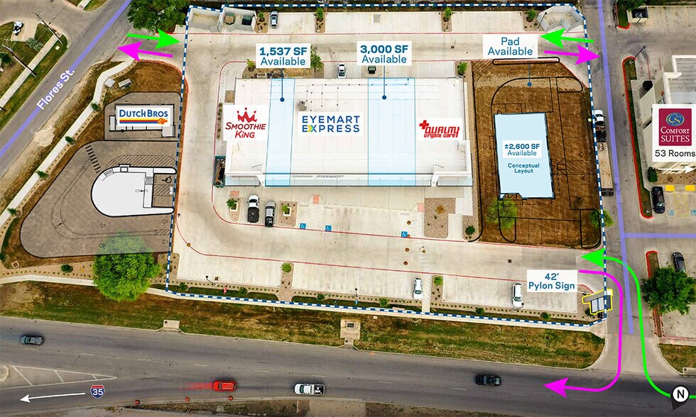 200 N Interstate 35, San Marcos, TX à louer - Photo du bâtiment - Image 1 de 7