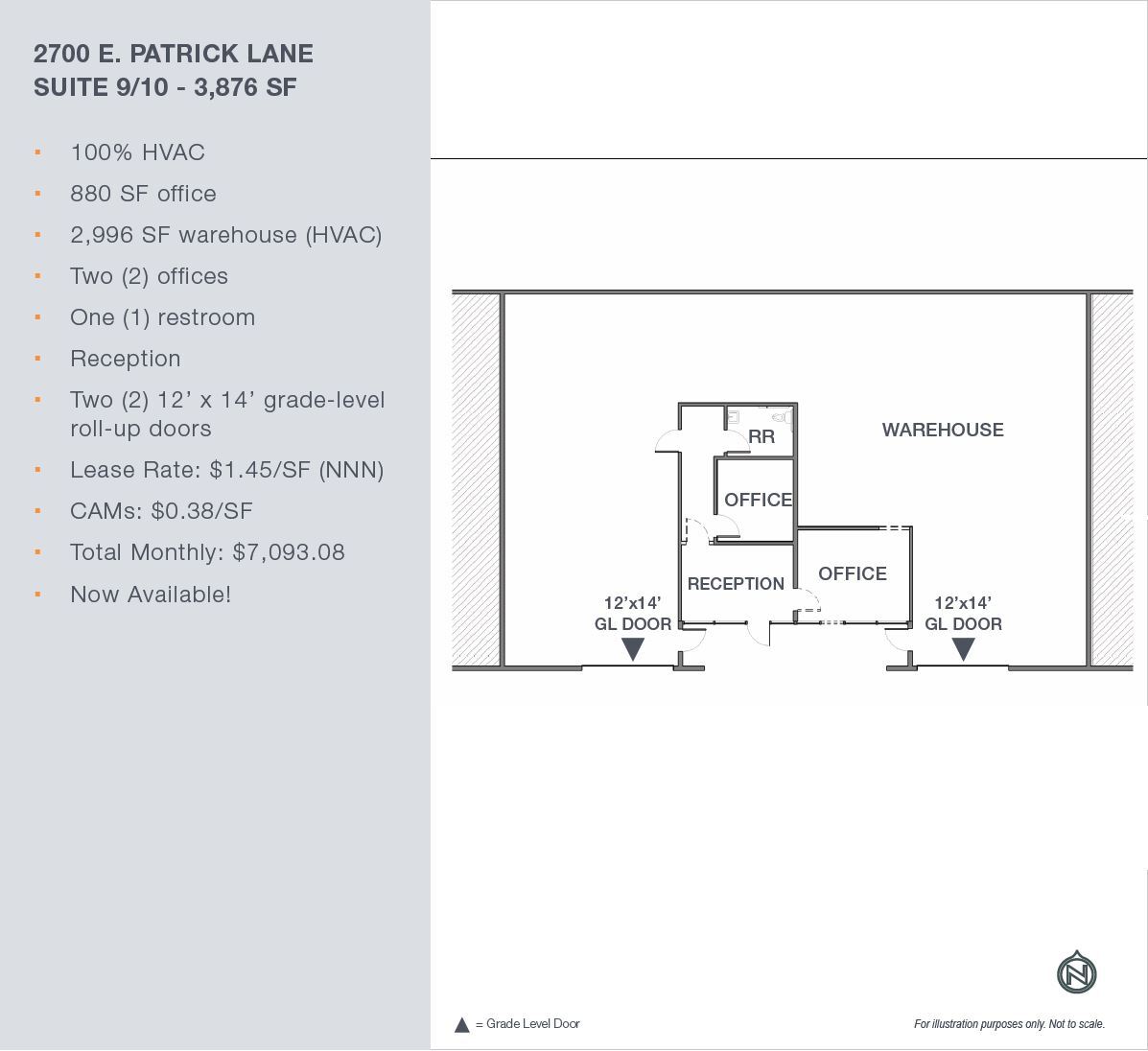 2700 E Patrick Ln, Las Vegas, NV à louer Plan d’étage- Image 1 de 1