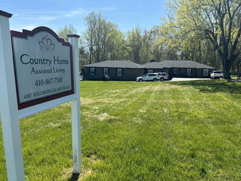 4187 Solomons Island Rd, Harwood, MD à vendre - Photo du bâtiment - Image 1 de 7