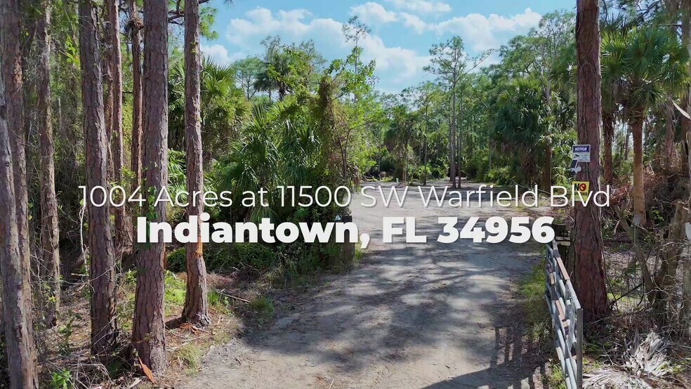 11500 SW Warfield Blvd, Indiantown, FL à vendre - Vidéo sur l’inscription commerciale - Image 2 de 27