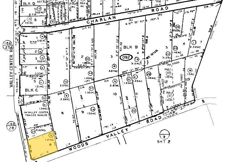 27301-27319 Valley Center Rd, Valley Center, CA à louer - Plan cadastral - Image 2 de 8