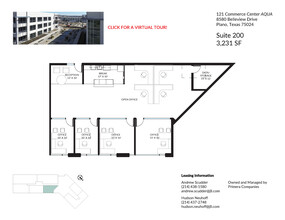 8560 Belleview Dr, Plano, TX for lease Floor Plan- Image 1 of 2