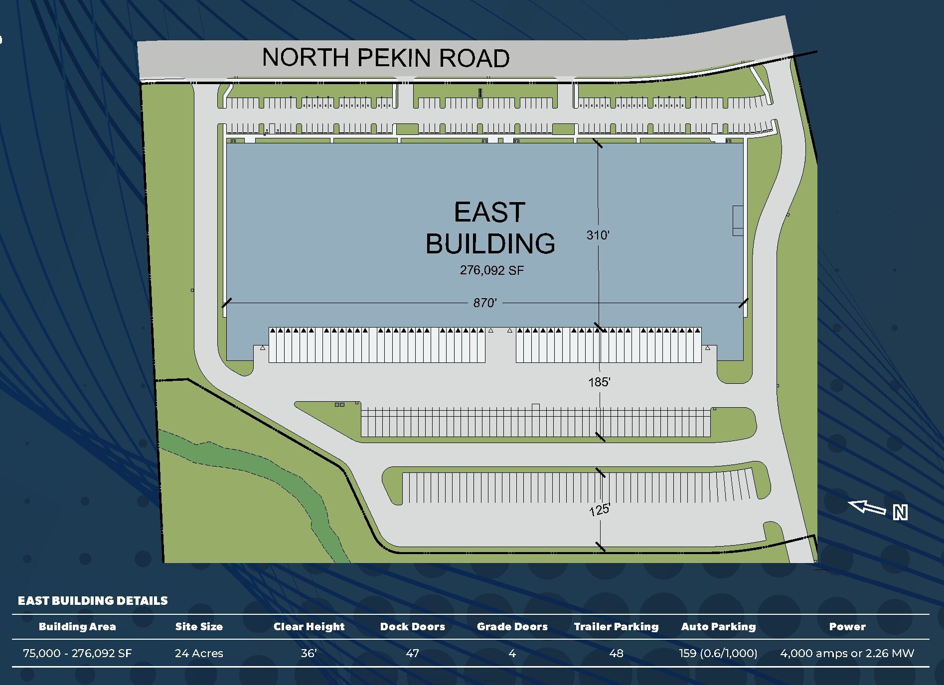 345 N Pekin Rd, Woodland, WA à louer Plan de site- Image 1 de 1