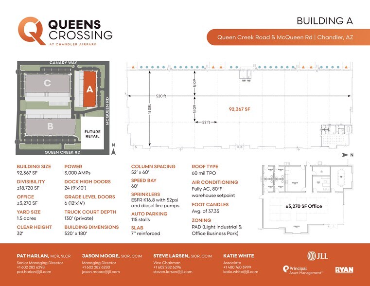 905 E Queen Creek Rd, Chandler, AZ à louer - Plan de site - Image 1 de 2