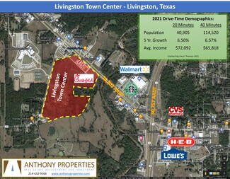 Plus de détails pour US 190, Livingston, TX - Terrain à vendre