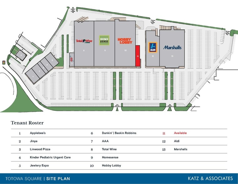 445-465 US Highway 46, Totowa, NJ à louer - Plan de site - Image 3 de 5