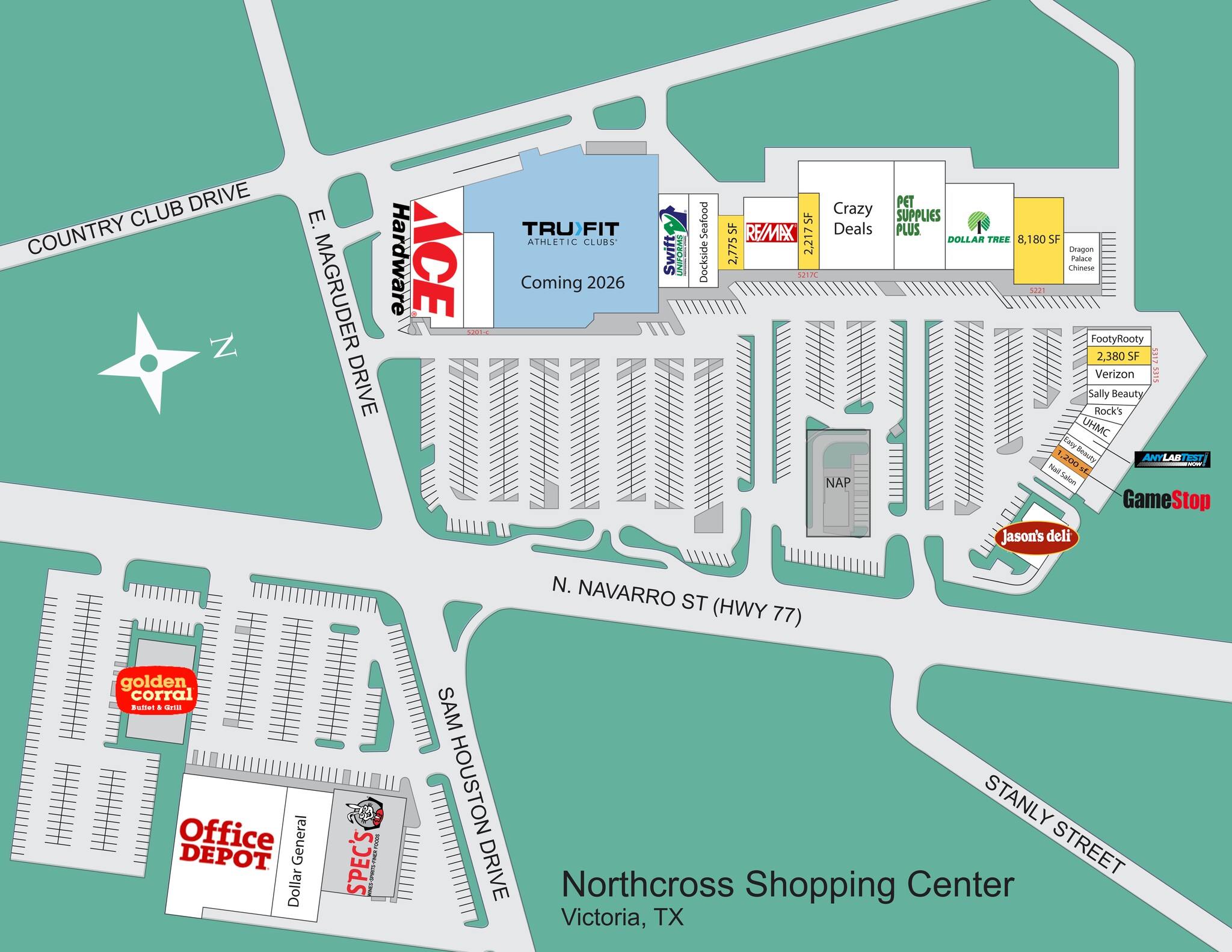 5201 N Navarro St, Victoria, TX for lease Site Plan- Image 1 of 1