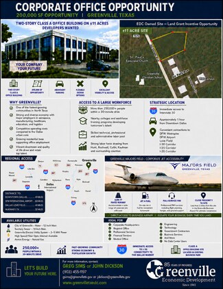 Plus de détails pour 8001 Jack Finney Blvd, Greenville, TX - Bureau à louer