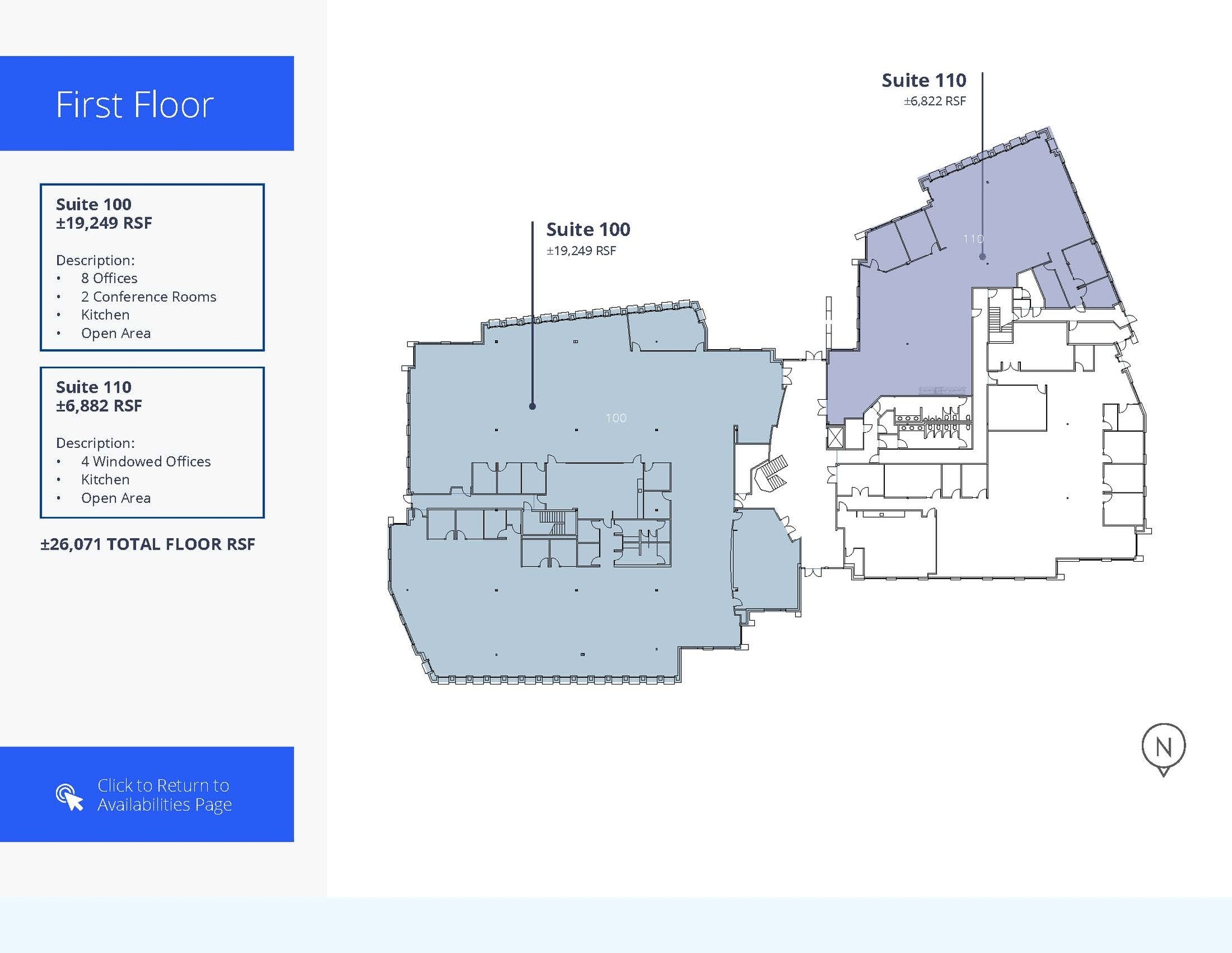 30301 Agoura Rd, Agoura Hills, CA à louer Plan d’étage- Image 1 de 1