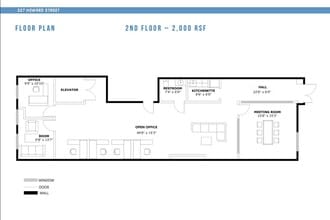 527-529 Howard St, San Francisco, CA for lease Floor Plan- Image 1 of 1