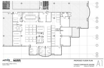 4100 Yonge St, Toronto, ON à louer Plan d’étage- Image 1 de 1