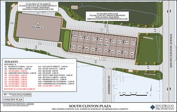 3301-3393 S Clinton Ave, South Plainfield, NJ for lease Site Plan- Image 1 of 1