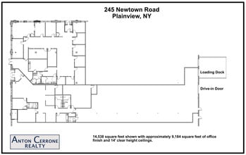 245 Newtown Rd, Plainview, NY for lease Floor Plan- Image 1 of 2