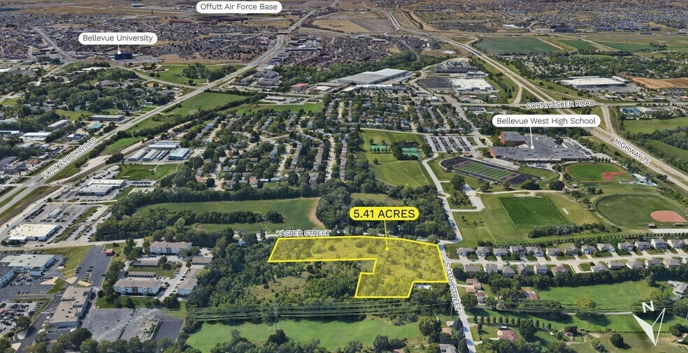 NEC 13th & Kasper St, Bellevue, NE à vendre - Photo du bâtiment - Image 2 de 2