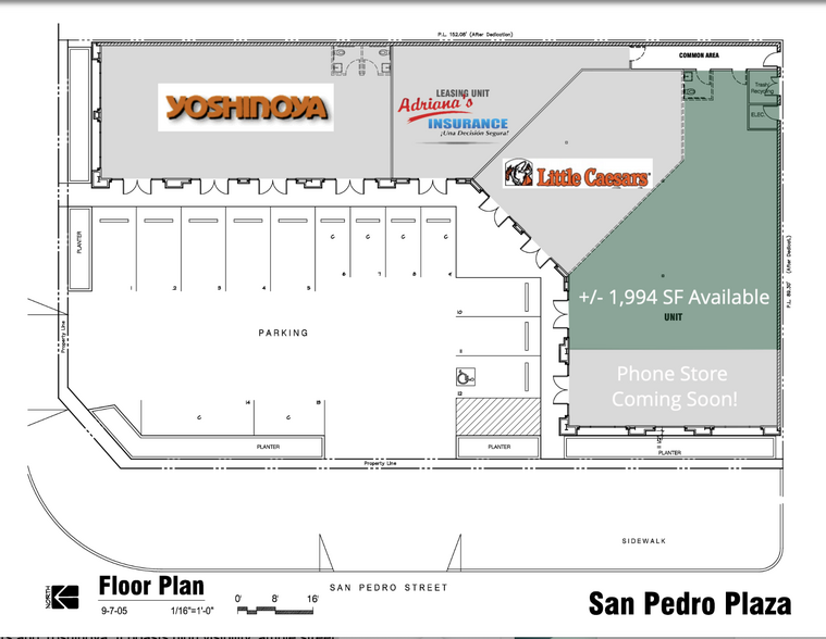 1900 S San Pedro St, Los Angeles, CA à louer - Plan de site - Image 2 de 6