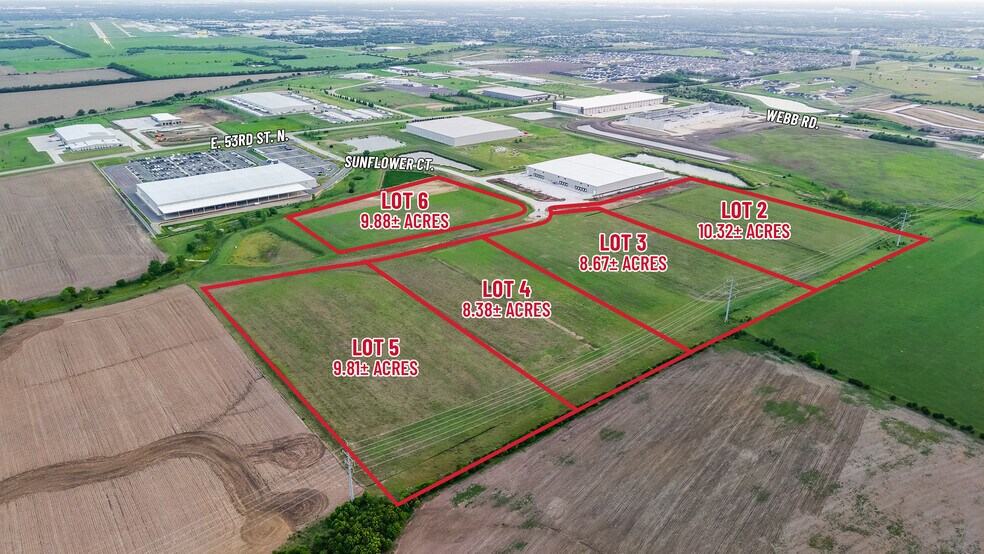 5400 N. Sunflower Ct, Bel Aire, KS for sale - Aerial - Image 1 of 6