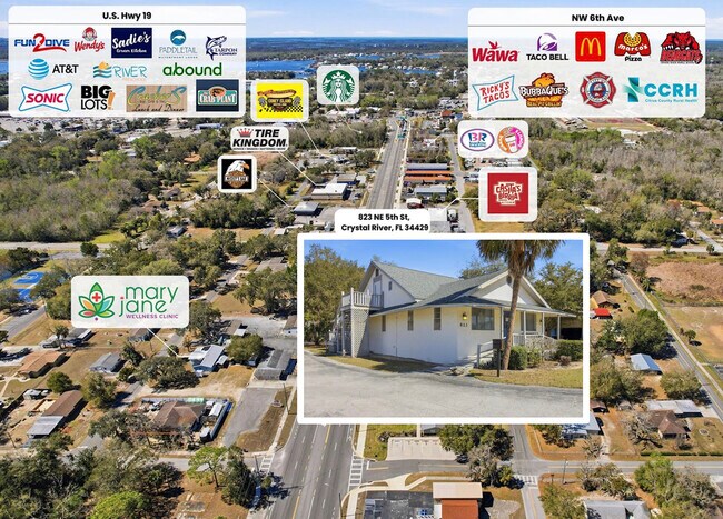 Plus de détails pour 823 NE 5th St, Crystal River, FL - Bureau à vendre