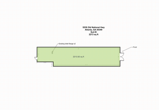 5539 Old National Hwy, College Park, GA for lease Floor Plan- Image 1 of 1