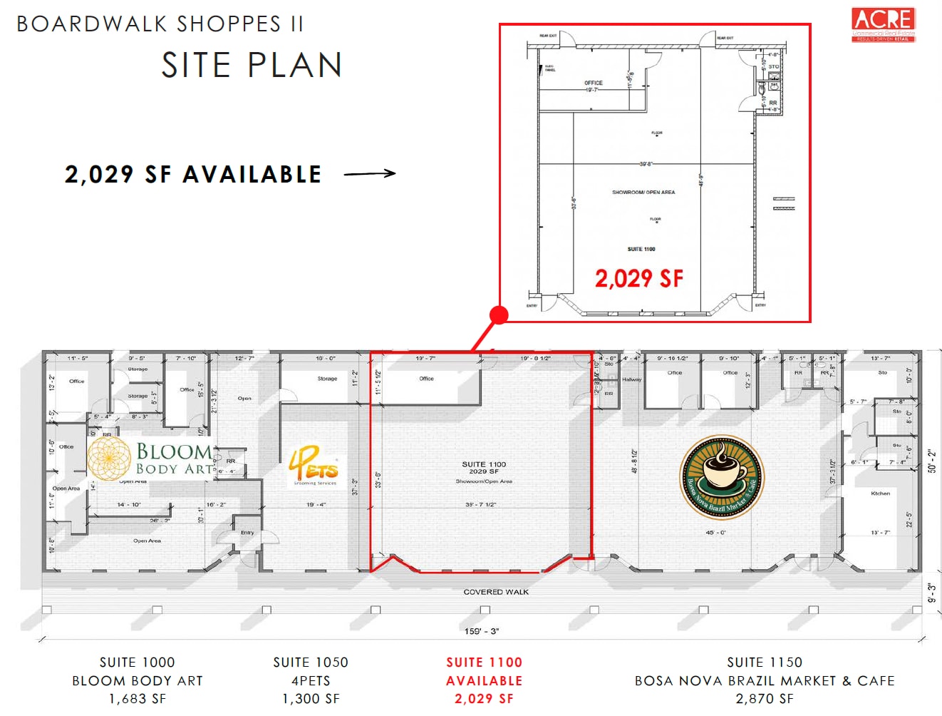 1062-1076 W SR 436 Hwy, Altamonte Springs, FL à louer Plan d’étage- Image 1 de 1