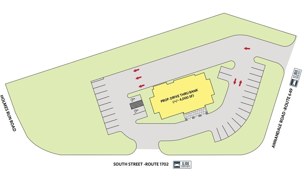 3023 Annandale Rd, Falls Church, VA à louer - Plan de site - Image 2 de 2
