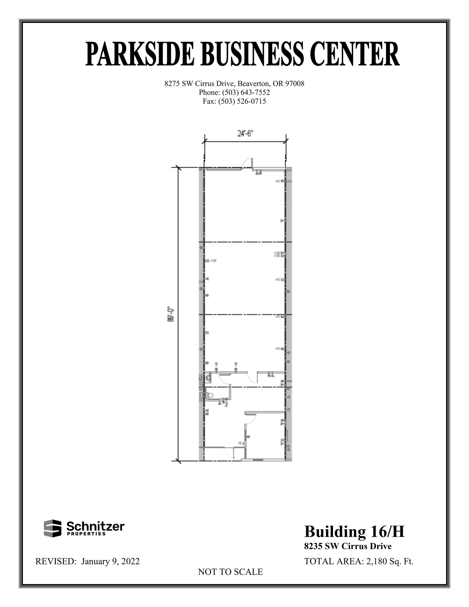8362-8380 SW Nimbus Ave, Beaverton, OR à louer Plan de site- Image 1 de 1