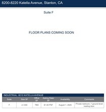 8200-8220 Katella Ave, Stanton, CA for lease Floor Plan- Image 1 of 1