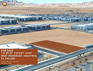 Plus de détails pour 2 Dale Avenue, Henderson, NV - Terrain à vendre