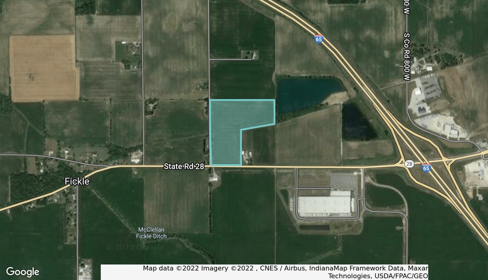 W. SR 28 & I-65, Frankfort, IN for sale - Aerial - Image 2 of 2