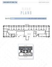 1 Kaiser Plz, Oakland, CA à louer Plan d’étage- Image 1 de 1