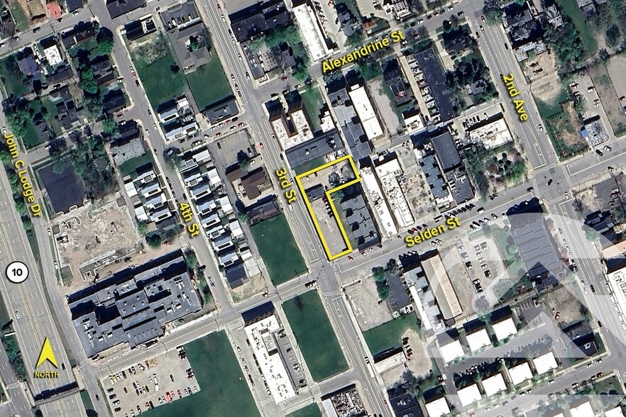 3912 Seldon & 3940 3rd St, Detroit, MI for sale - Building Photo - Image 1 of 1