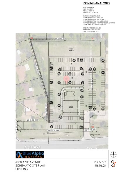 6108 Azle ave, Lake Worth, TX à louer - Plan de site - Image 1 de 4