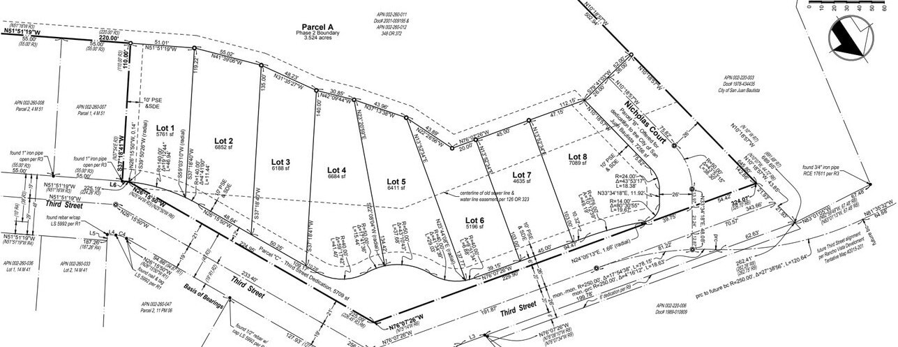 0 3rd St, San Juan Bautista, CA à vendre Plan de site- Image 1 de 5