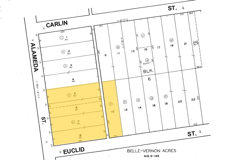 2300-2320 N Alameda St, Compton, CA for lease - Plat Map - Image 3 of 8