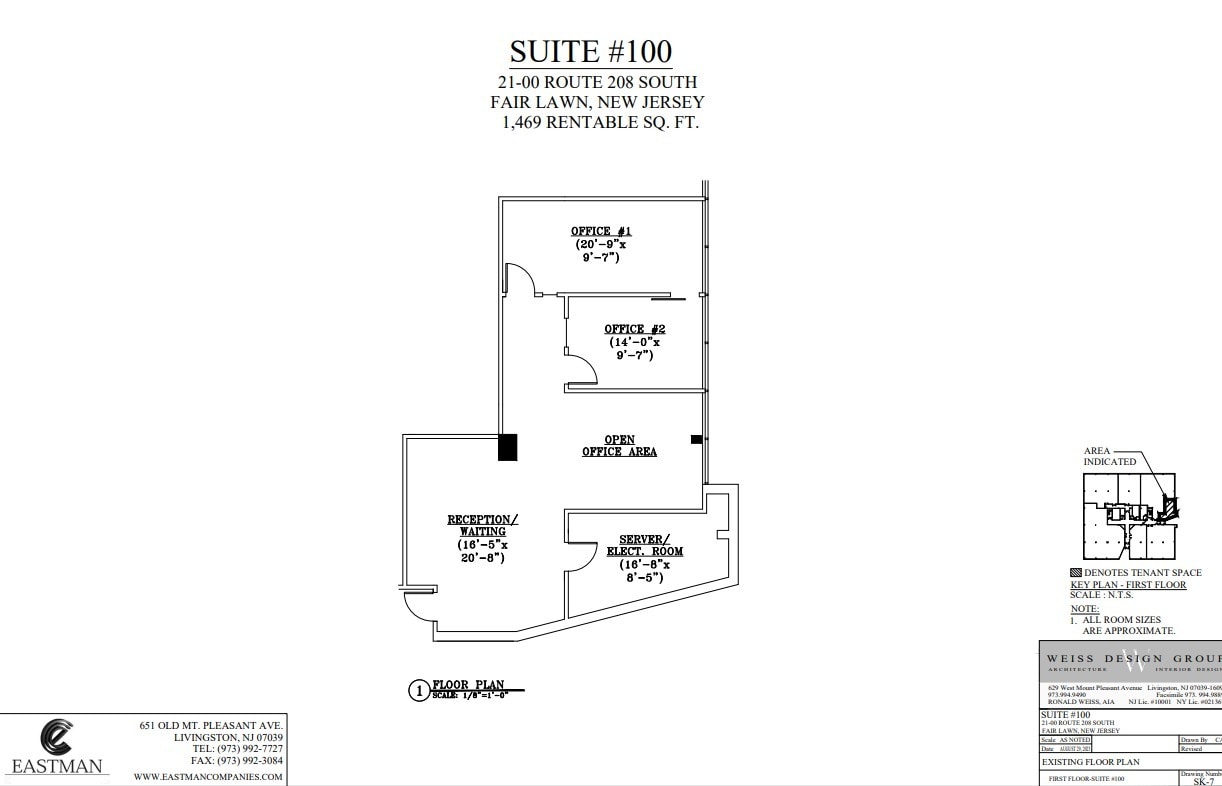 21-00 State Route 208, Fair Lawn, NJ for lease Floor Plan- Image 1 of 1