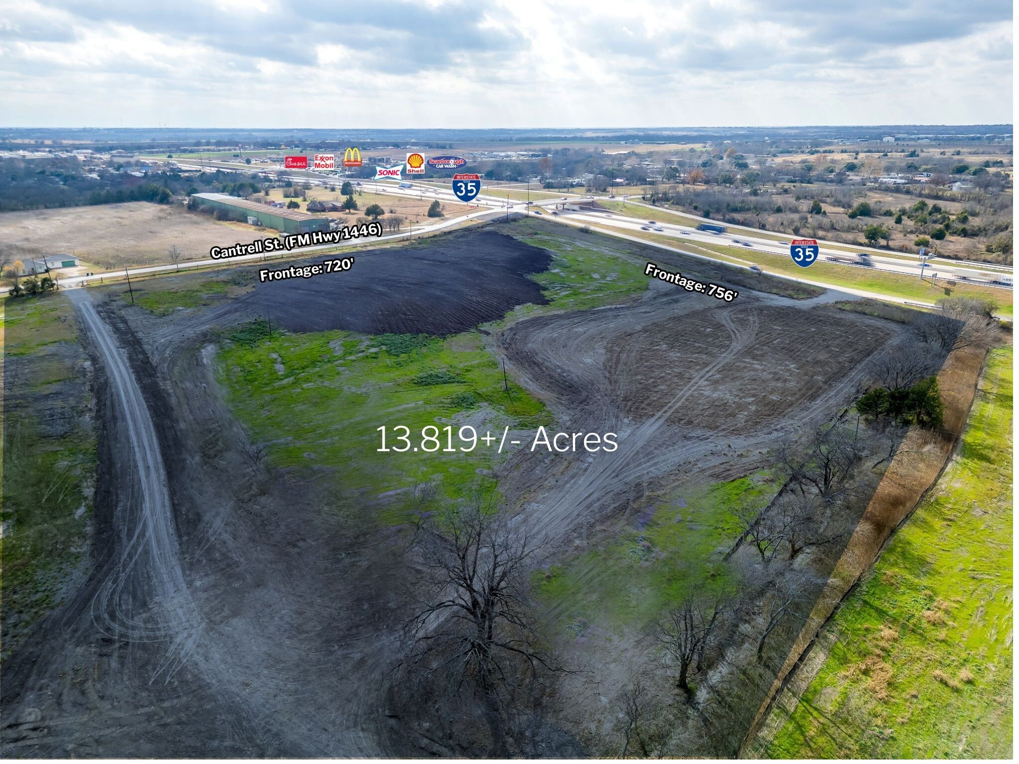 13.819 Acres I-35, Waxahachie, TX à vendre Photo principale- Image 1 de 13