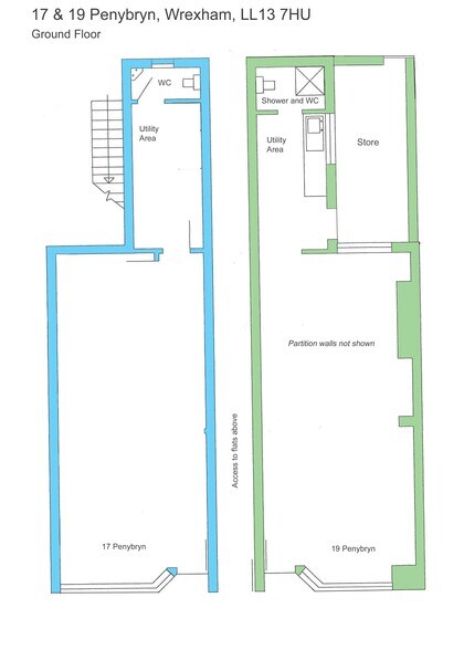 17-19 Pen Y Bryn, Wrexham à vendre - Plan d’étage - Image 3 de 5