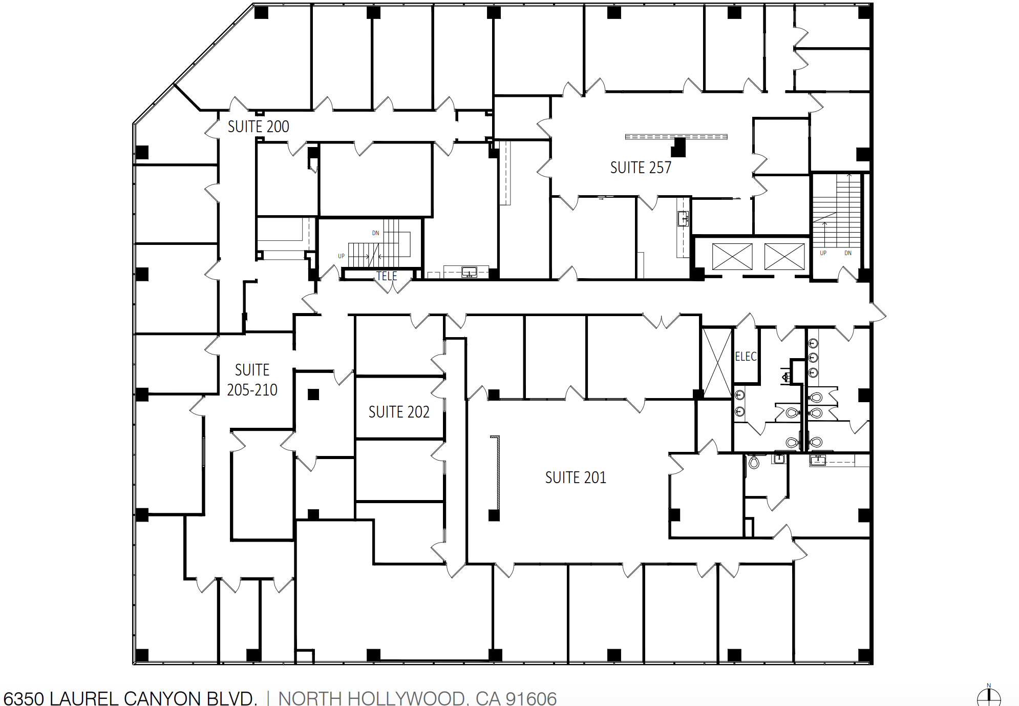 6350 Laurel Canyon Blvd, North Hollywood, CA à louer Plan d’étage- Image 1 de 1
