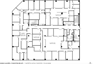 6350 Laurel Canyon Blvd, North Hollywood, CA à louer Plan d’étage- Image 1 de 1