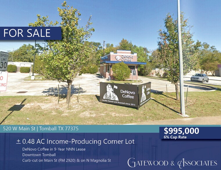 520 W Main St, Tomball, TX à vendre - Photo du bâtiment - Image 1 de 15