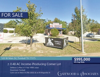 Plus de détails pour 520 W Main St, Tomball, TX - Commerce de détail à vendre