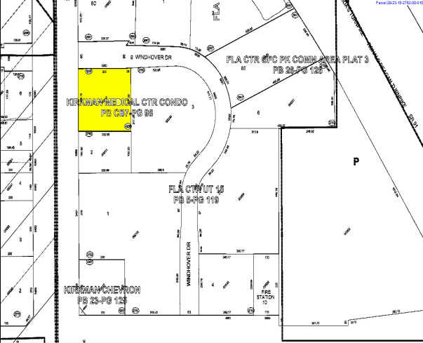 5401 S Kirkman Rd, Orlando, FL à louer - Plan cadastral - Image 2 de 6