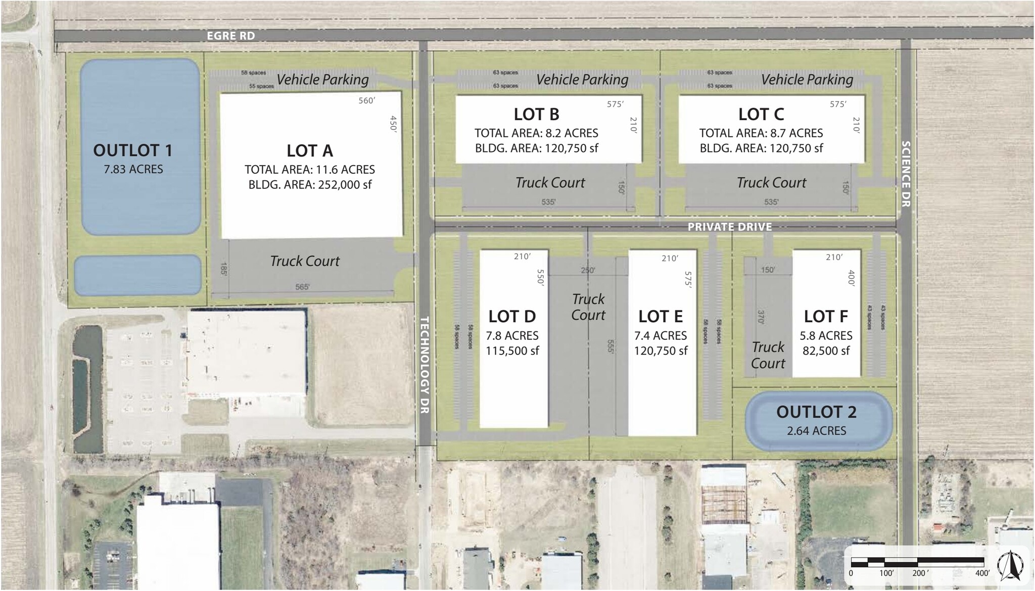 1845 Bristol Rd, Sun Prairie, WI for lease Site Plan- Image 1 of 6